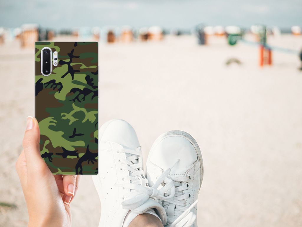 Samsung Galaxy Note 10 Plus TPU bumper Army Dark