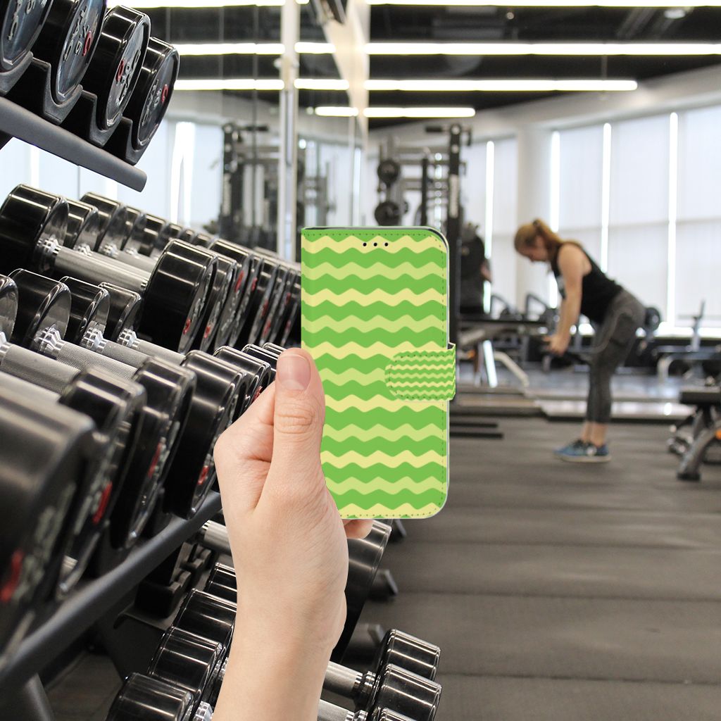 Apple iPhone X | Xs Telefoon Hoesje Waves Green