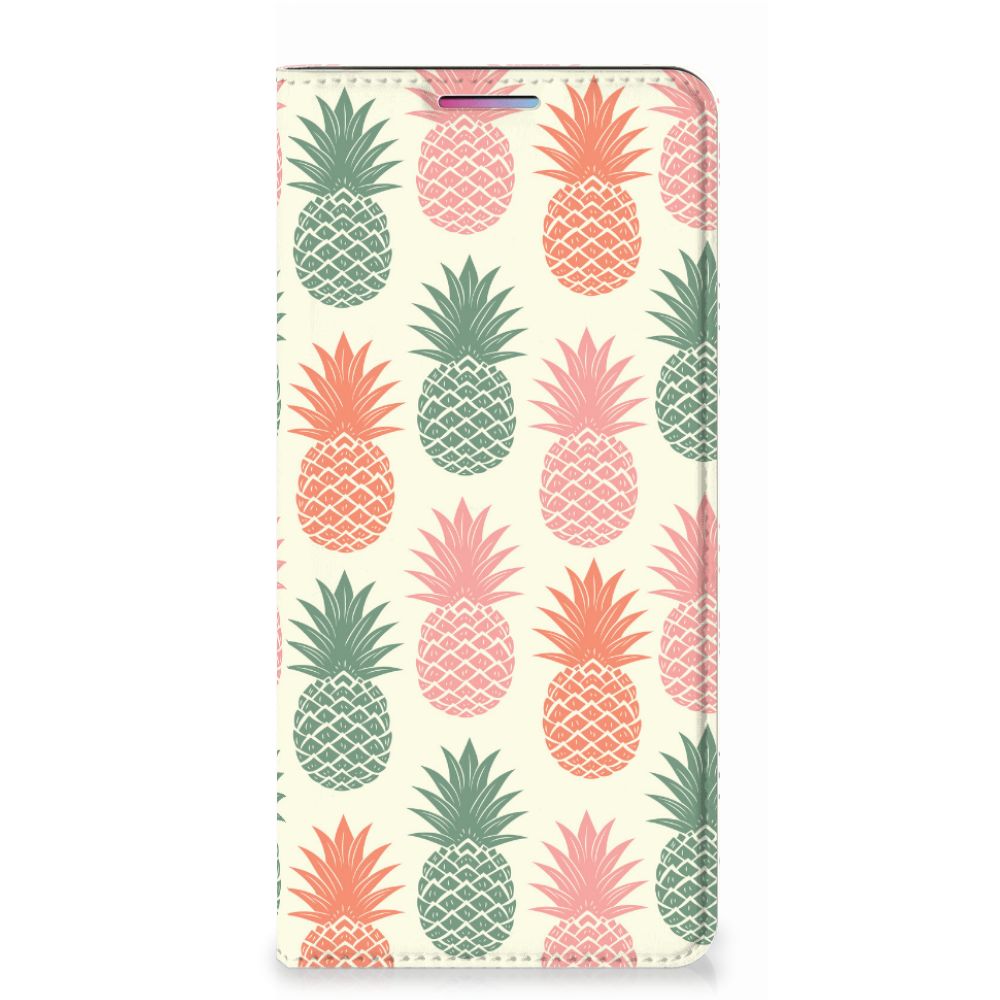 Motorola Moto G60s Flip Style Cover Ananas
