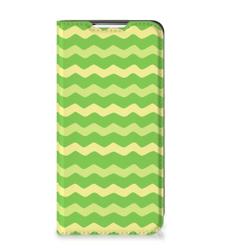 Samsung Galaxy S22 Hoesje met Magneet Waves Green - B2C Telecom