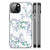 Apple iPhone 13 | iPhone 14 Uniek Bloemen Hoesje Blossom White