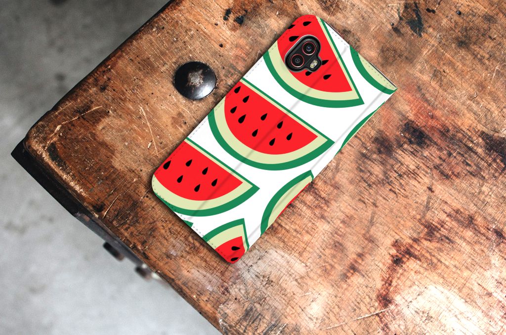 Samsung Galaxy Xcover 6 Pro Flip Style Cover Watermelons - B2C Telecom
