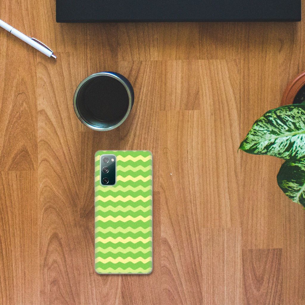 Samsung Galaxy S20 FE TPU bumper Waves Green B2C Telecom