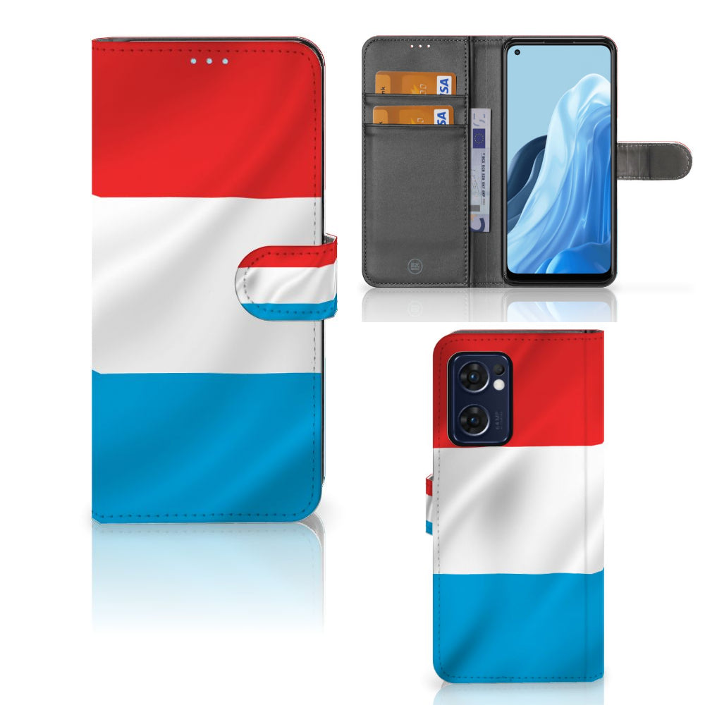 OPPO Find X5 Lite | Reno 7 5G Bookstyle Case Luxemburg