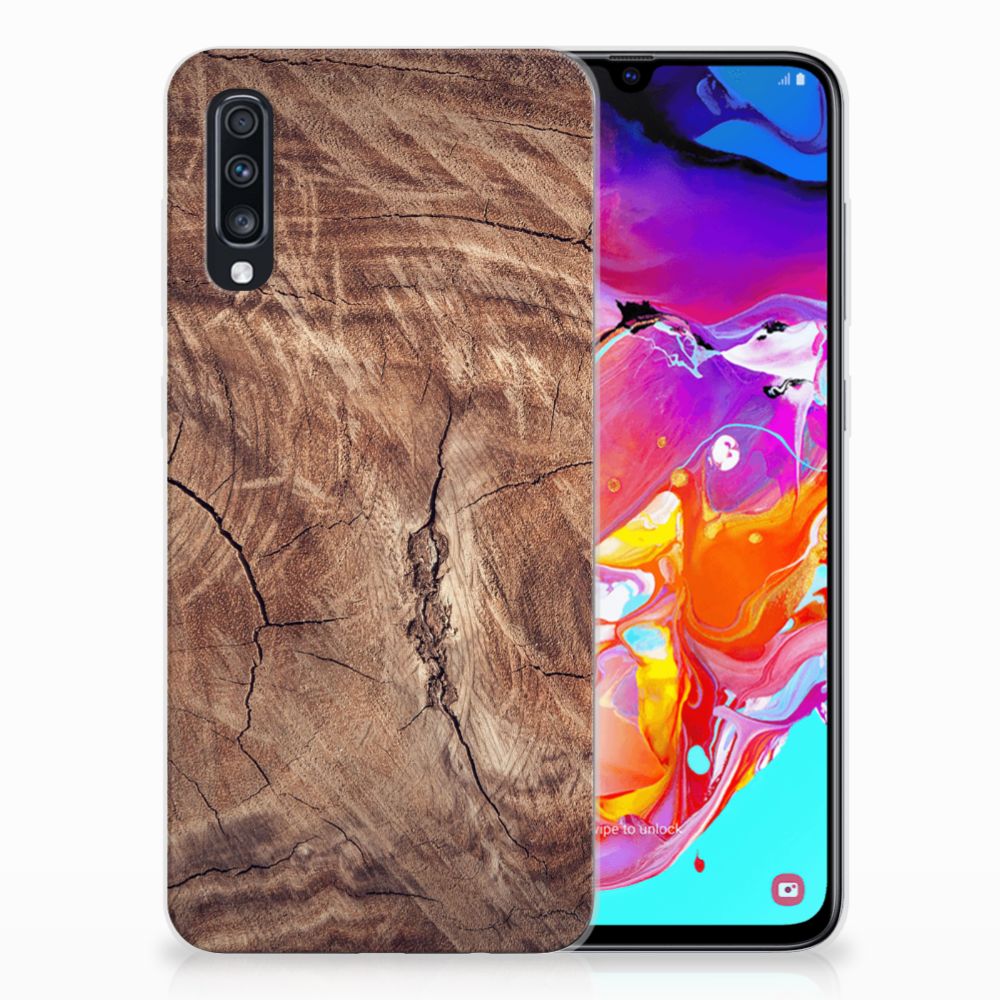 Samsung Galaxy A70 Bumper Hoesje Tree Trunk