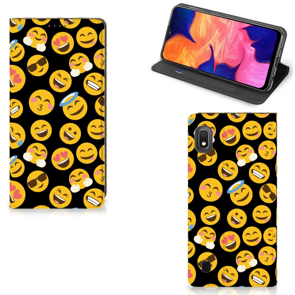 Samsung Galaxy A10 Hoesje met Magneet Emoji
