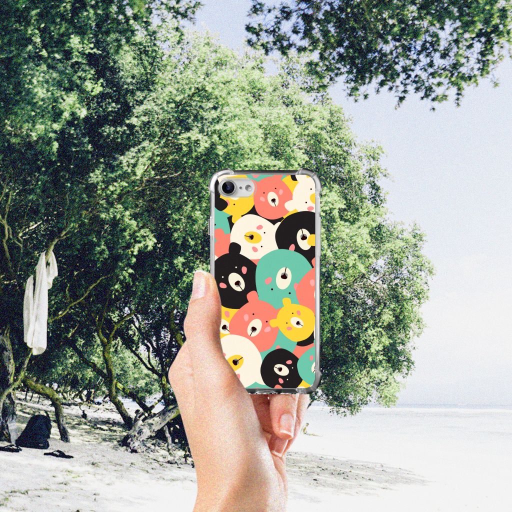 iPhone SE 2022/2020 | iPhone 8/7 Stevig Bumper Hoesje Bears B2C Telecom