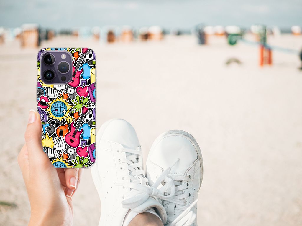 Apple iPhone 14 Pro Silicone Back Cover Punk Rock B2C Telecom