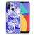 Silicone Back Case Alcatel 1S (2021) Angel Skull Blauw