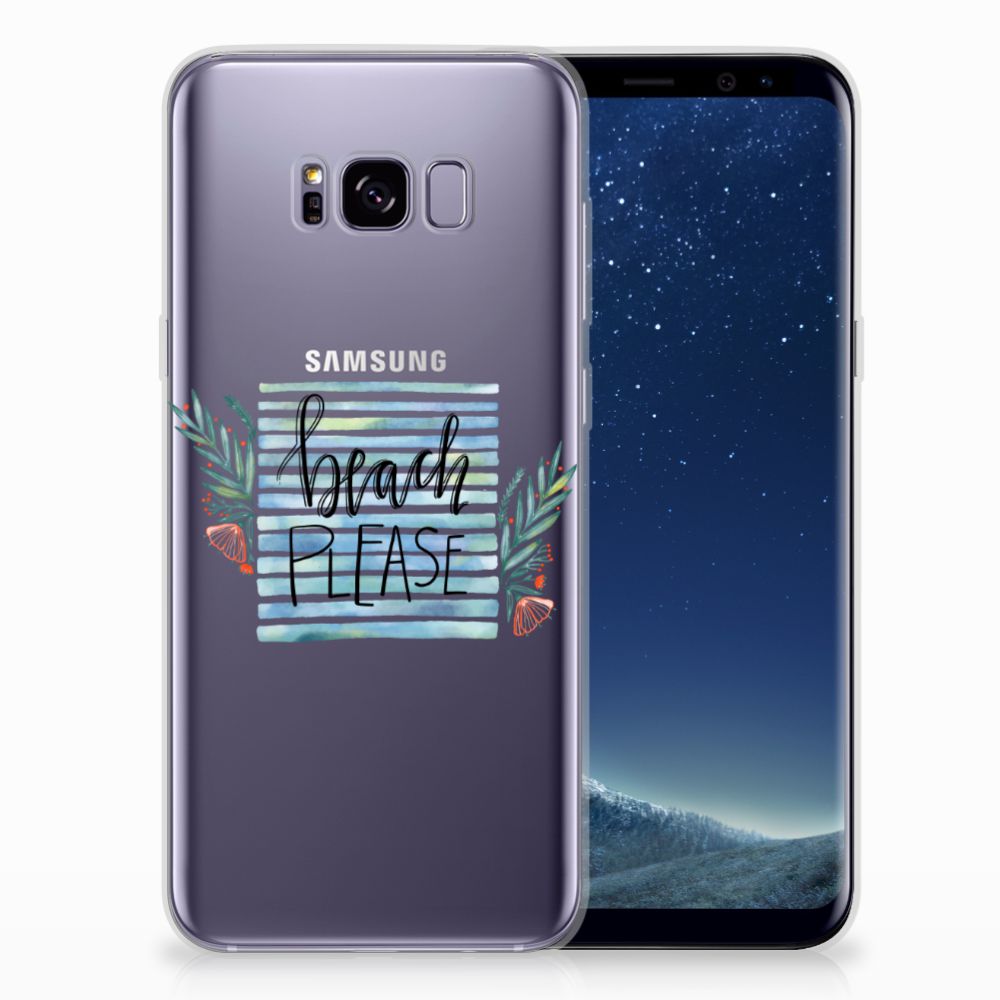 Samsung Galaxy S8 Plus Telefoonhoesje met Naam Boho Beach