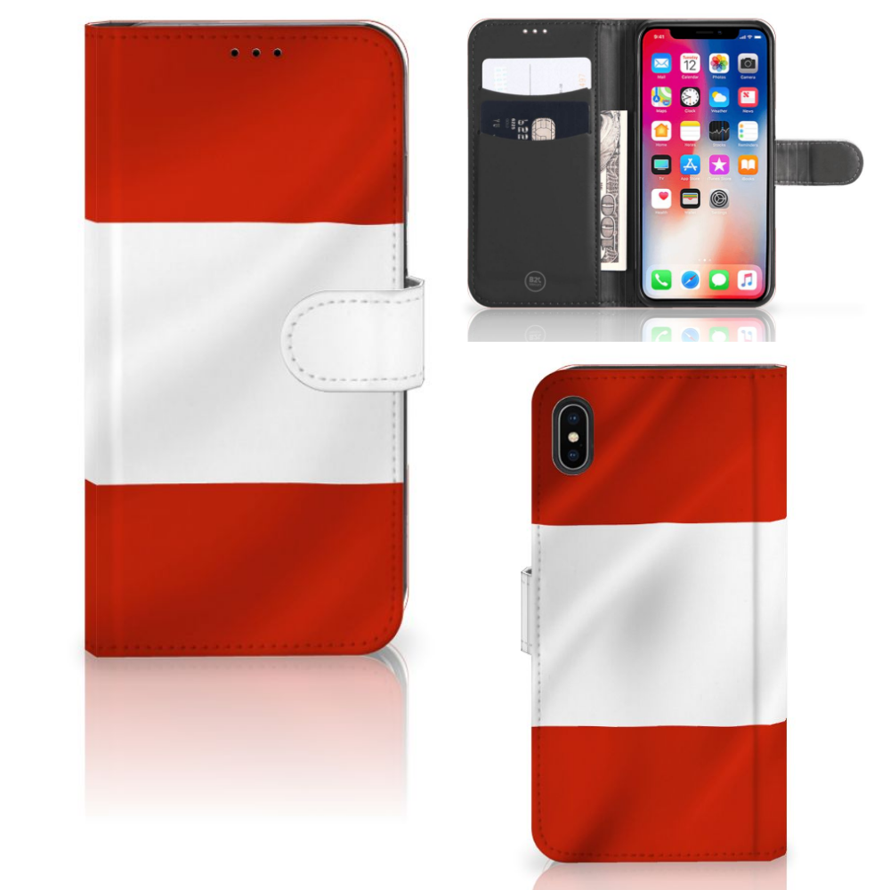 Apple iPhone Xs Max Bookstyle Case Oostenrijk