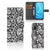 OPPO A72 | OPPO A52 Hoesje Black Flowers