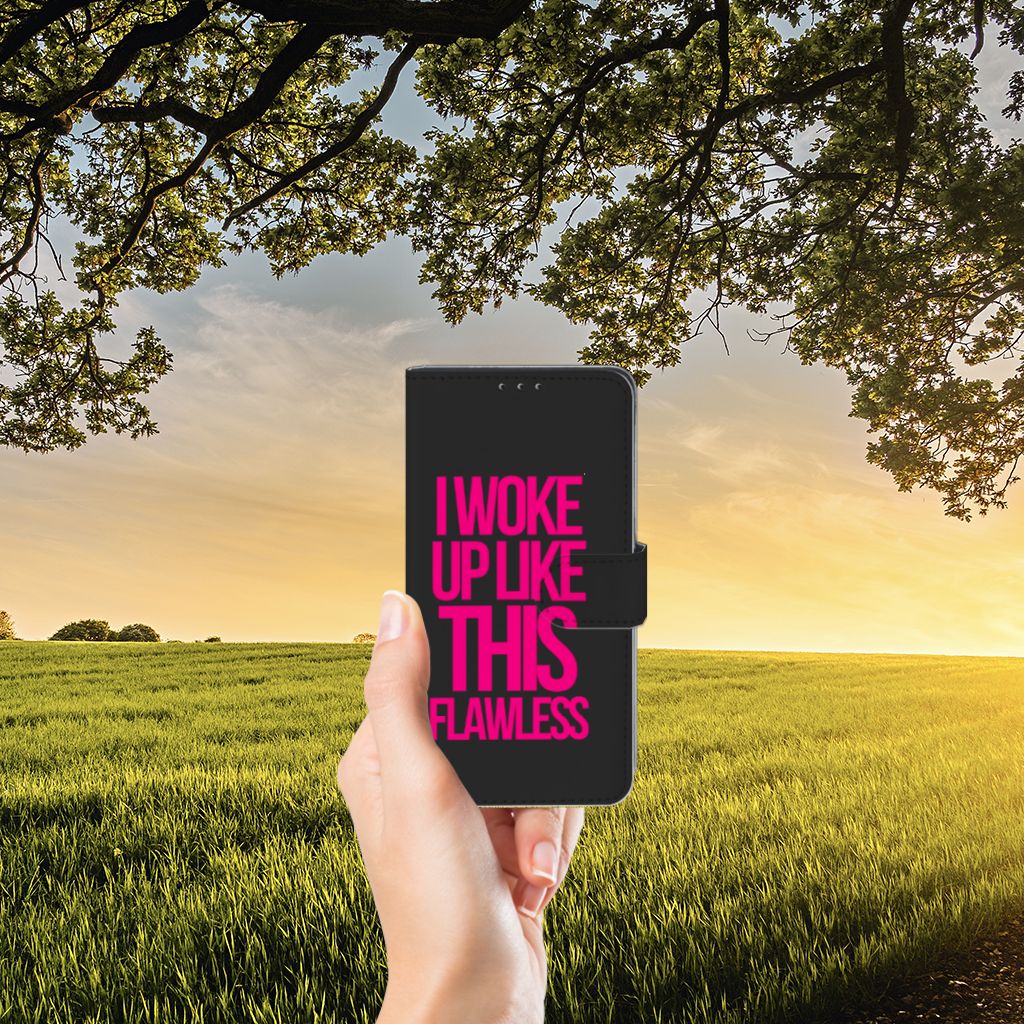 Xiaomi Mi Mix 2s Hoesje met naam Woke Up - Origineel Cadeau Zelf Maken