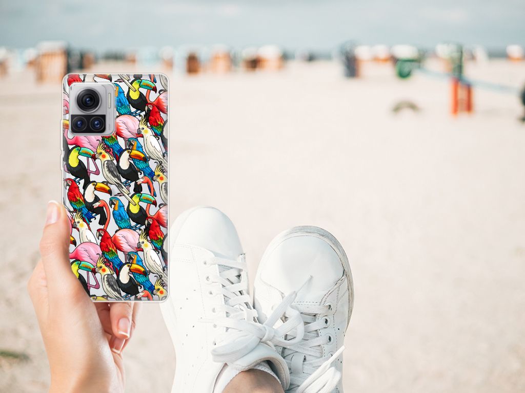 Motorola Moto X30 Pro TPU Hoesje Birds B2C Telecom