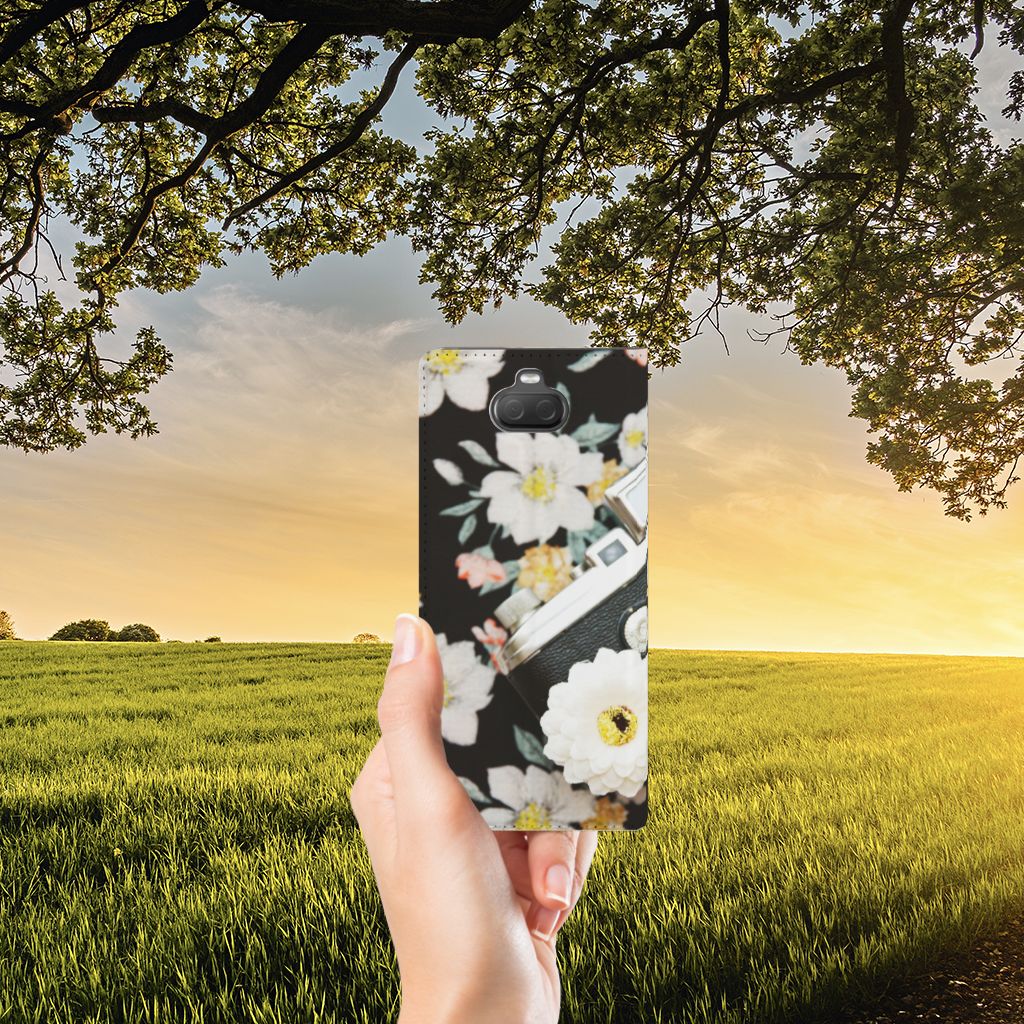 Sony Xperia 10 Plus Stand Case Vintage Camera