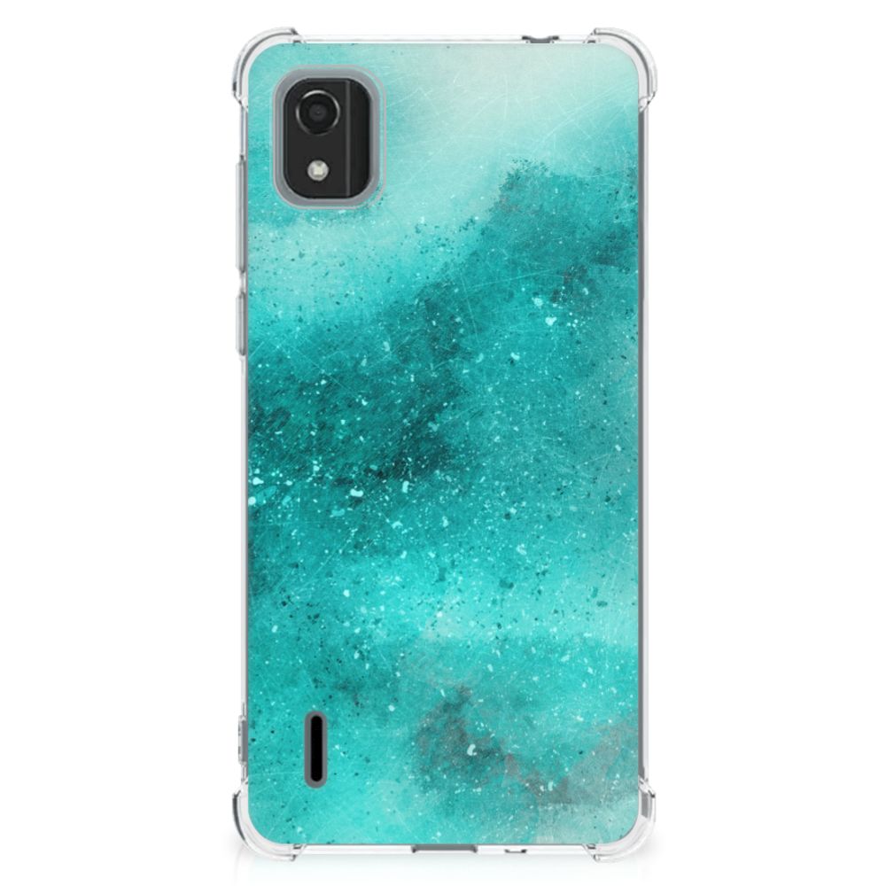Back Cover Nokia C2 2nd Edition Painting Blue B2C Telecom
