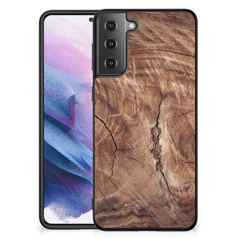 Samsung Galaxy S21 Plus Houten Print Telefoonhoesje Tree Trunk