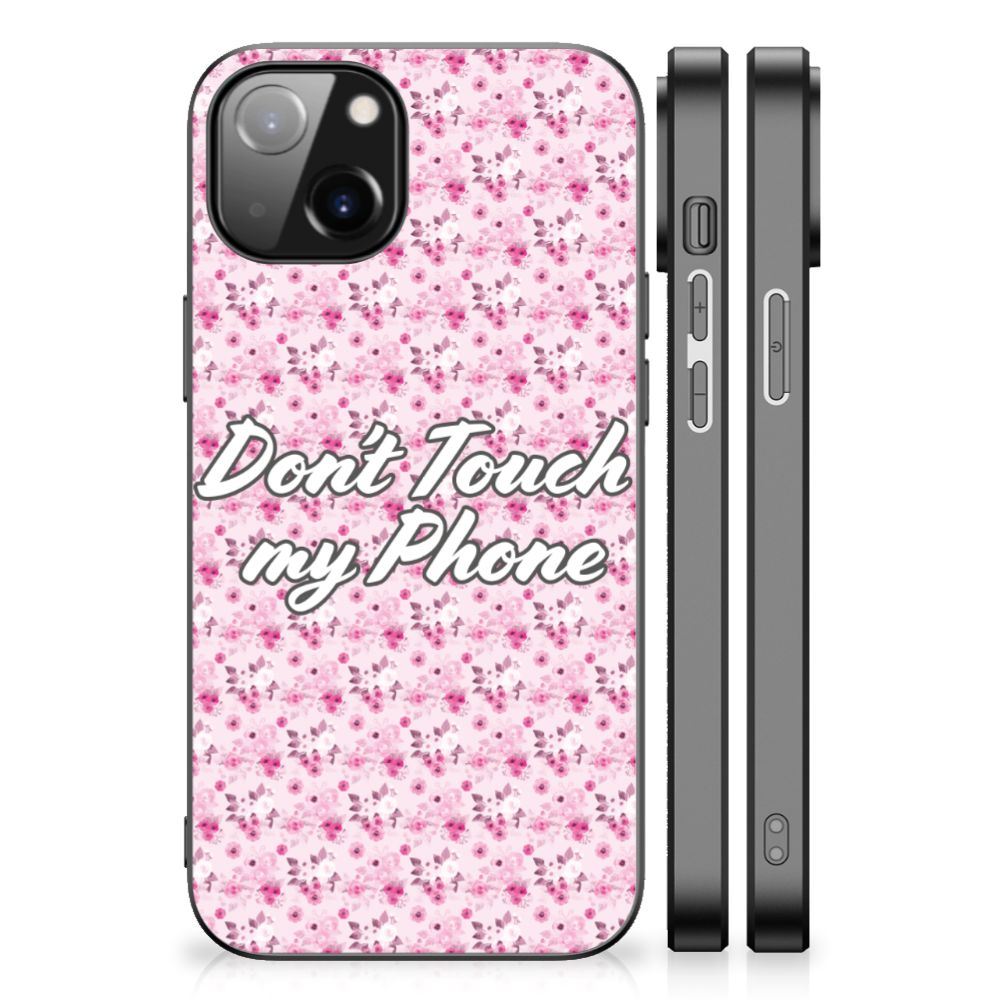 Apple iPhone 13 | iPhone 14 Telefoon Hoesje Flowers Pink DTMP