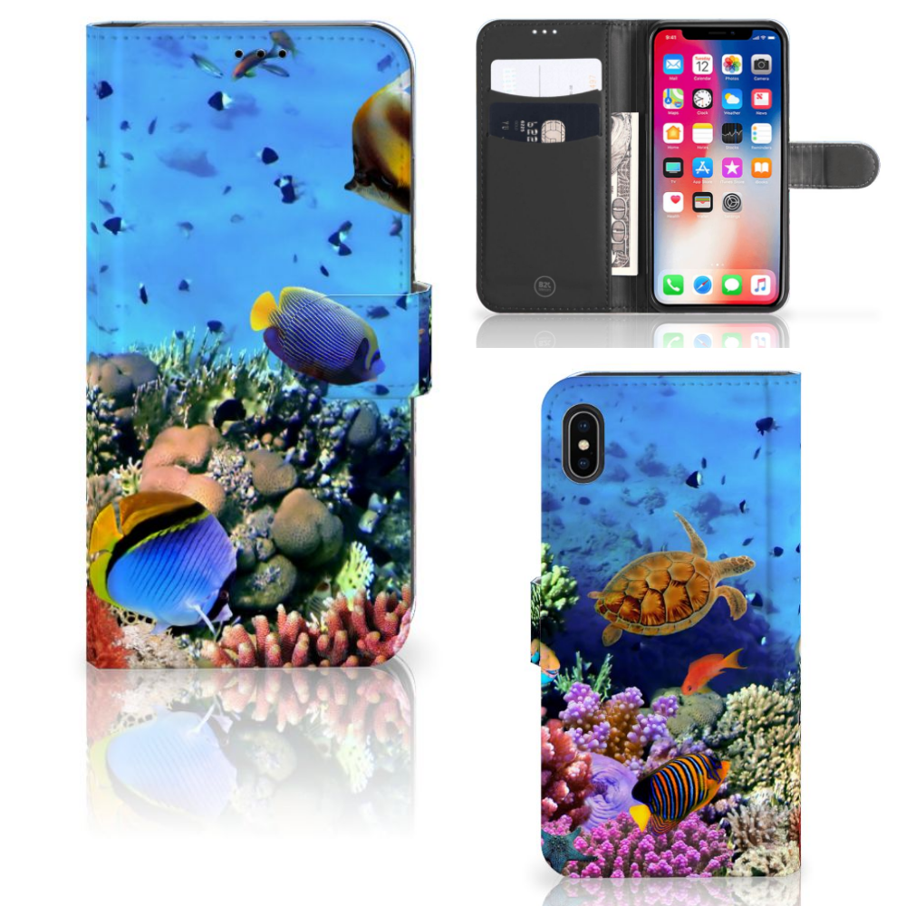 Apple iPhone Xs Max Telefoonhoesje met Pasjes Vissen