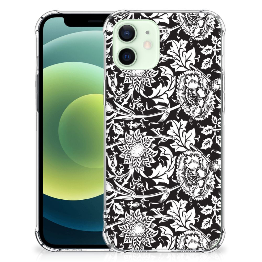 iPhone 12 Mini Case Black Flowers B2C Telecom