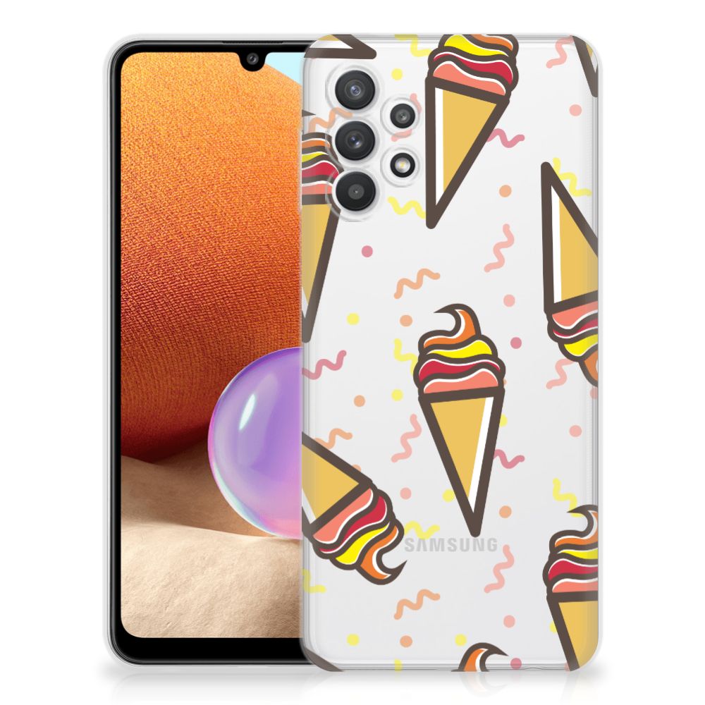 Samsung Galaxy A32 4G | A32 5G Enterprise Editie Siliconen Case Icecream B2C Telecom