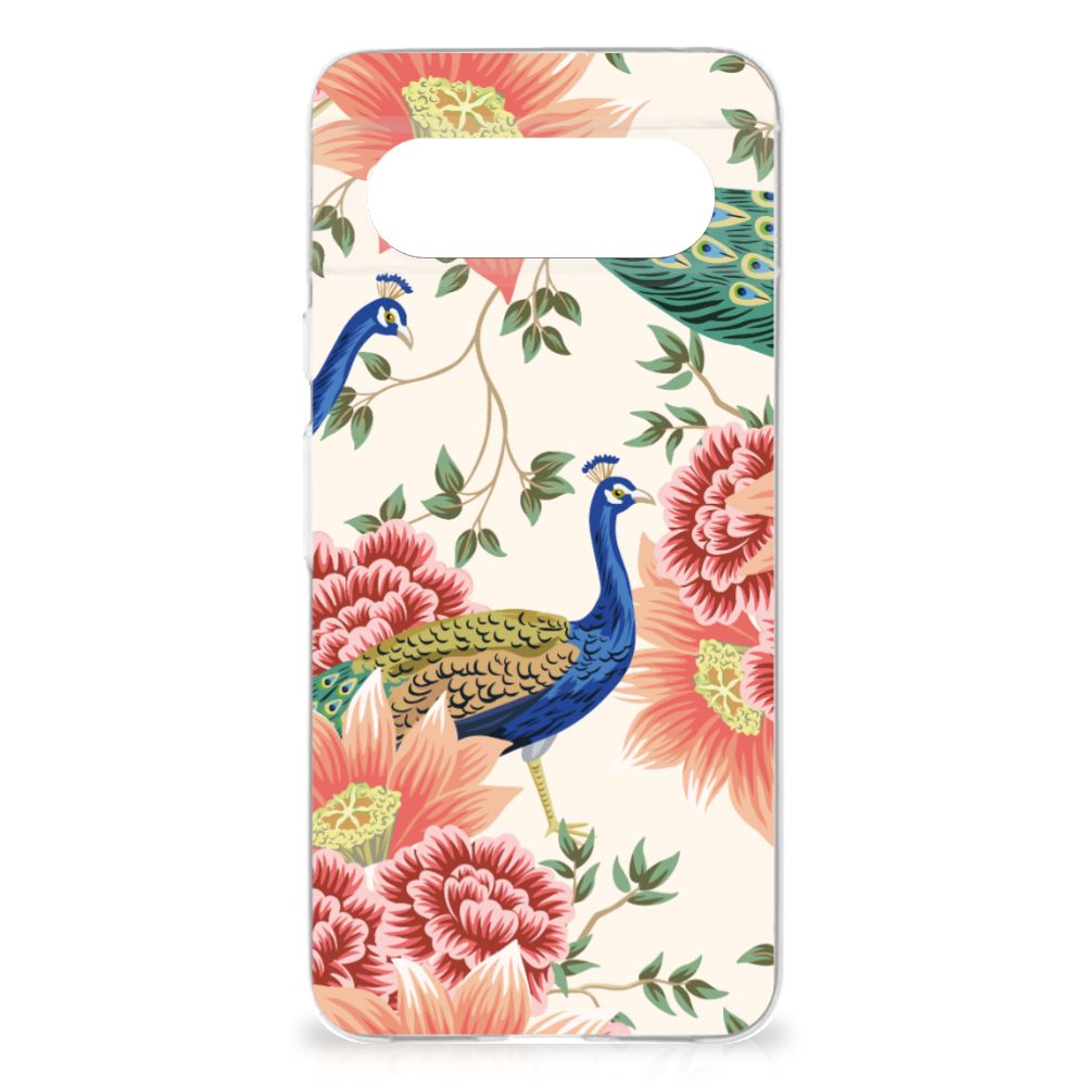 TPU Hoesje voor Google Pixel 8 Pink Peacock
