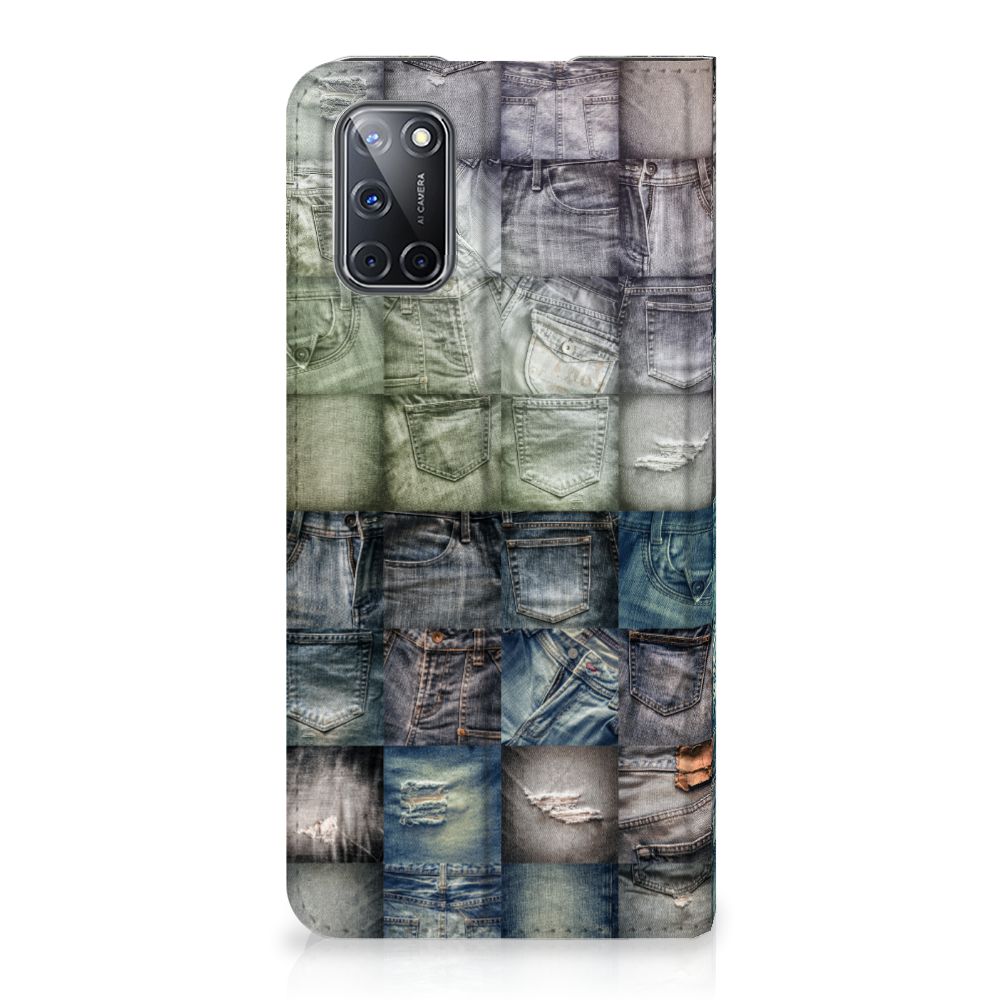 Hippe Standcase OPPO A52 | A72 Spijkerbroeken - B2C Telecom