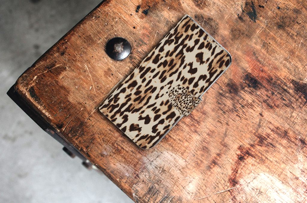 Xiaomi Mi A2 Lite Telefoonhoesje met Pasjes Leopard