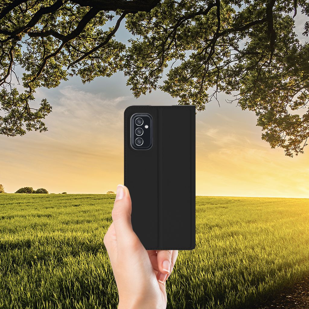 Samsung Galaxy M52 Hoesje met tekst Woke Up - Origineel Cadeau Zelf Maken - B2C Telecom