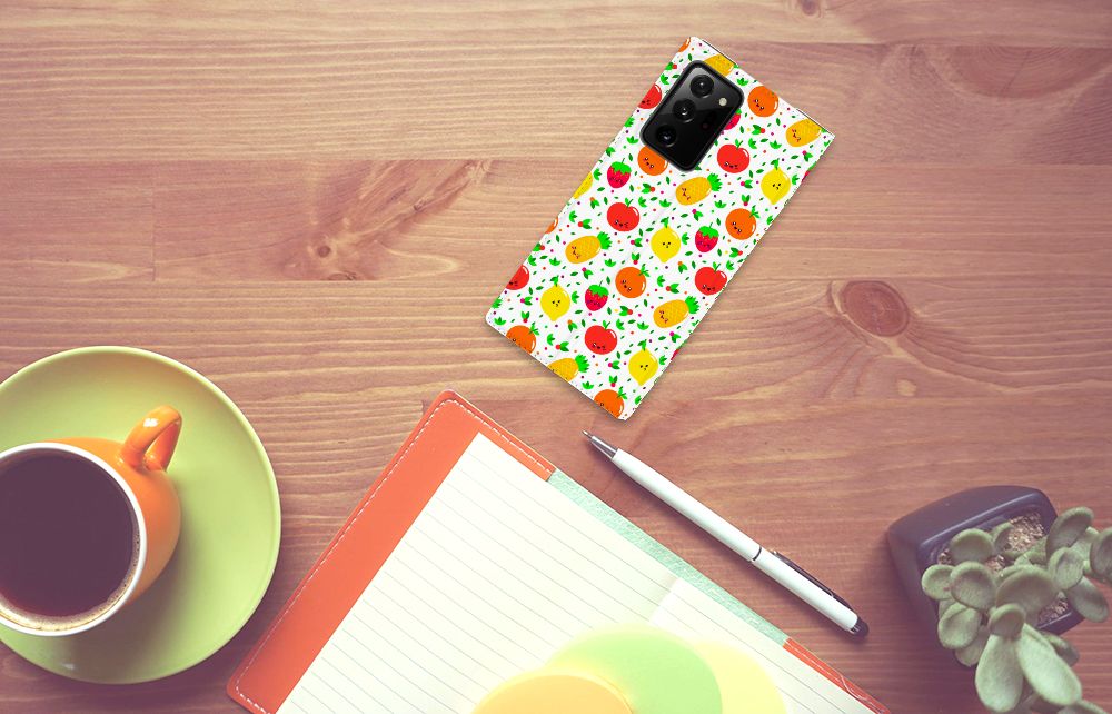 Samsung Galaxy Note 20 Ultra Flip Style Cover Fruits - B2C Telecom