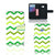 Samsung Galaxy Xcover 4 | Xcover 4s Telefoon Hoesje Zigzag Groen
