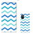 Samsung Galaxy A41 Hoesje met Magneet Zigzag Blauw - B2C Telecom