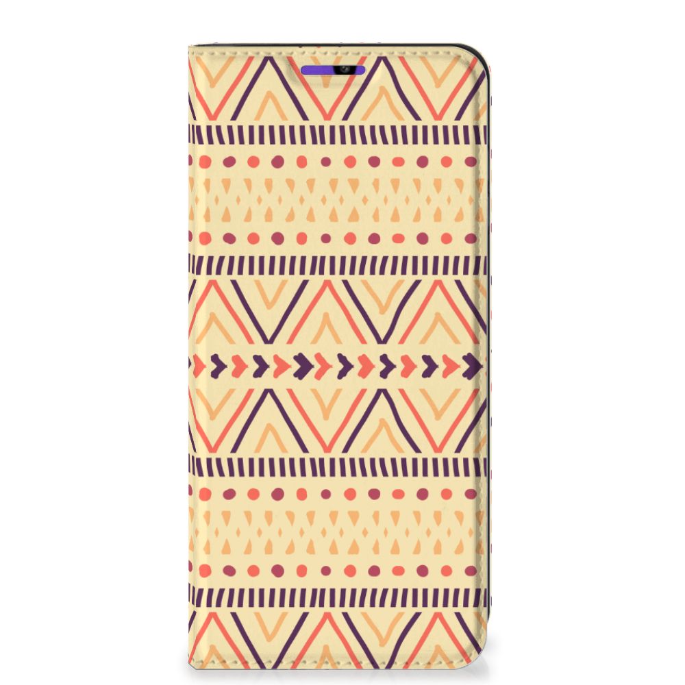Samsung Galaxy A22 4G | M22 Hoesje met Magneet Aztec Yellow