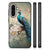 Dierenprint Telefoonhoesje voor Samsung Galaxy A56 Vintage Pauwen