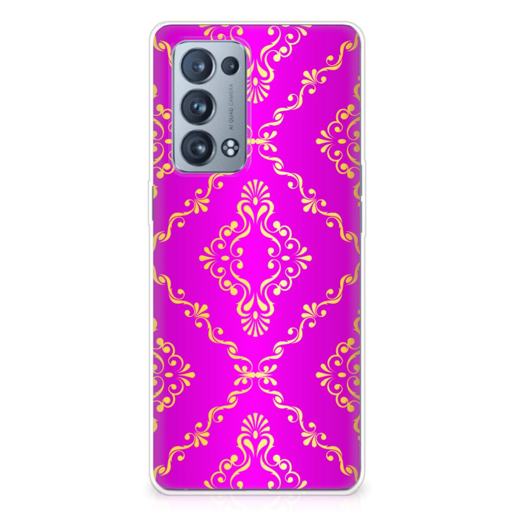 Siliconen Hoesje OPPO Reno 6 Pro Plus 5G Barok Roze B2C Telecom