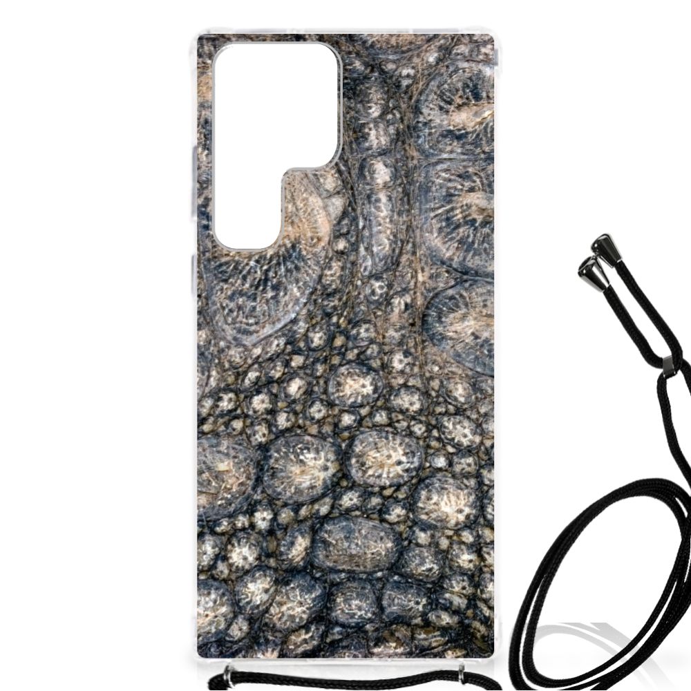 Samsung Galaxy S23 Ultra Case Anti-shock Krokodillenprint B2C Telecom