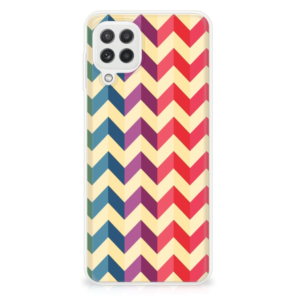 Samsung Galaxy A22 4G | M22 TPU bumper Zigzag Multi Color B2C Telecom