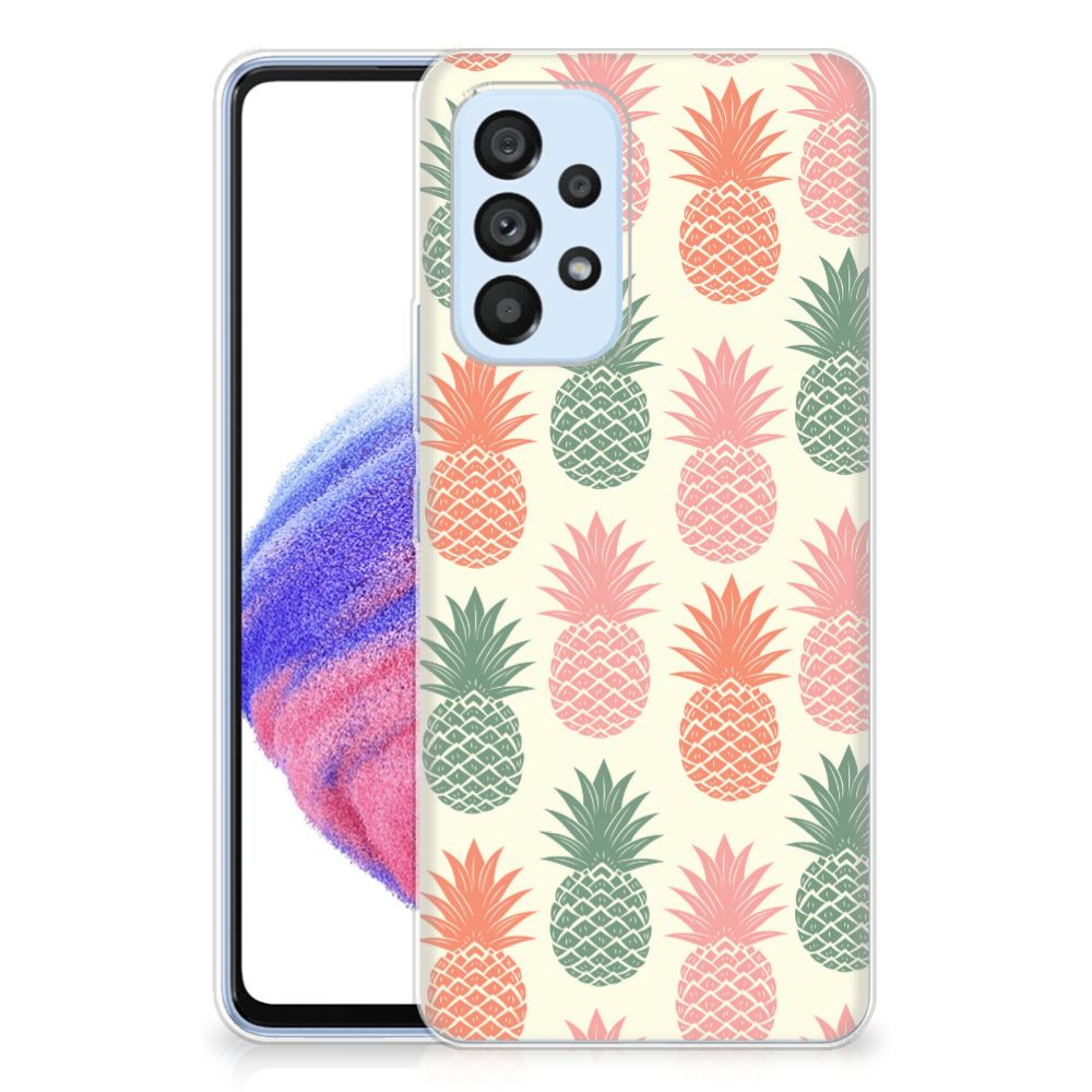 Samsung Galaxy A53 5G Siliconen Case Ananas B2C Telecom