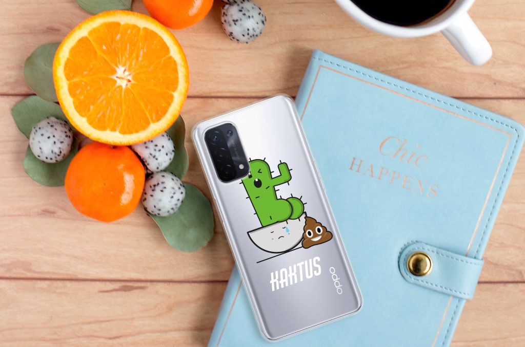 OPPO A93 5G Telefoonhoesje met Naam Cactus Poo B2C Telecom