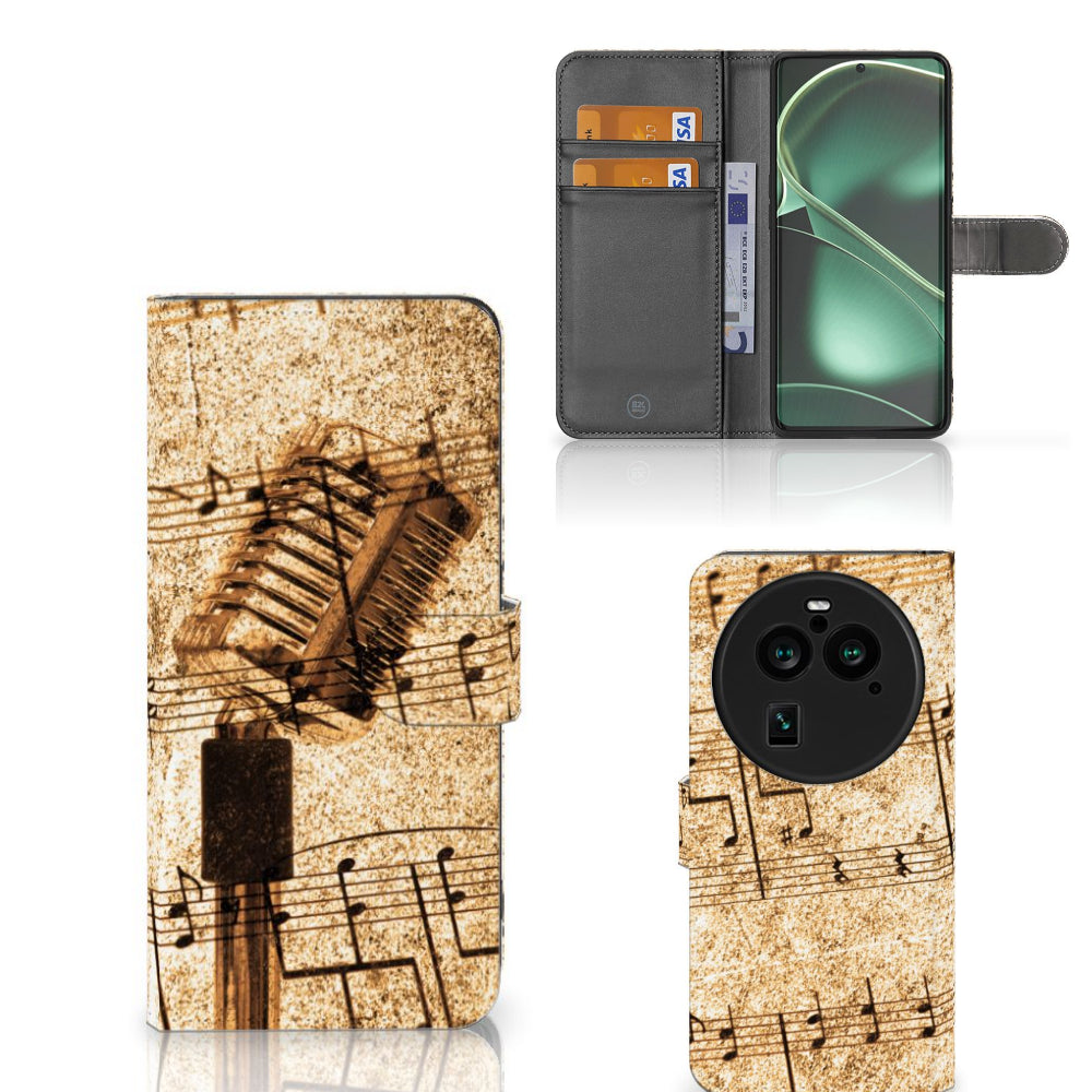 OPPO Find X6 Pro Telefoonhoesje met foto Bladmuziek