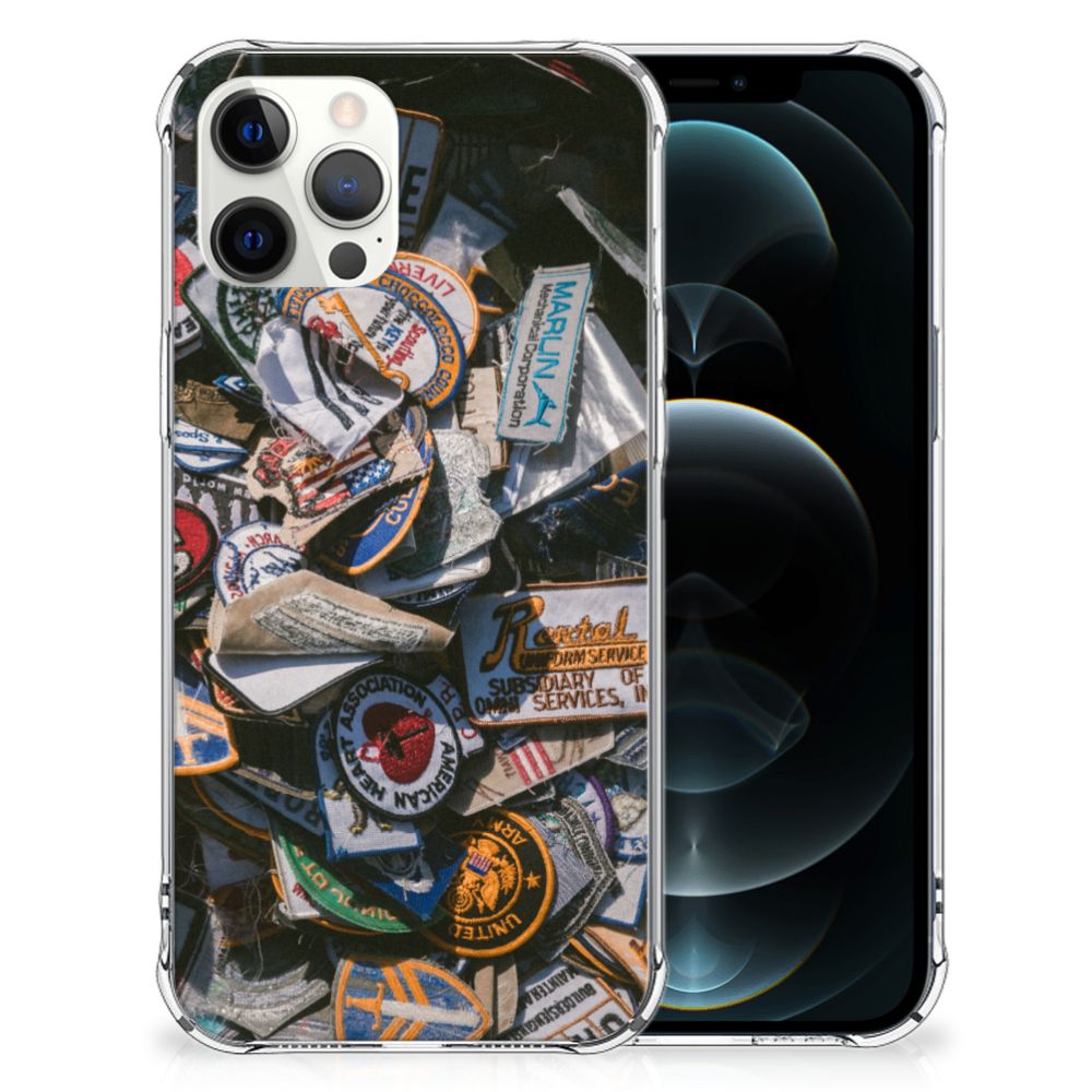 iPhone 12 Pro Max Anti-shock Hoesje met foto Badges B2C Telecom