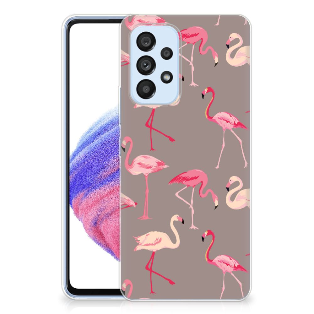 Samsung Galaxy A53 5G TPU Hoesje Flamingo