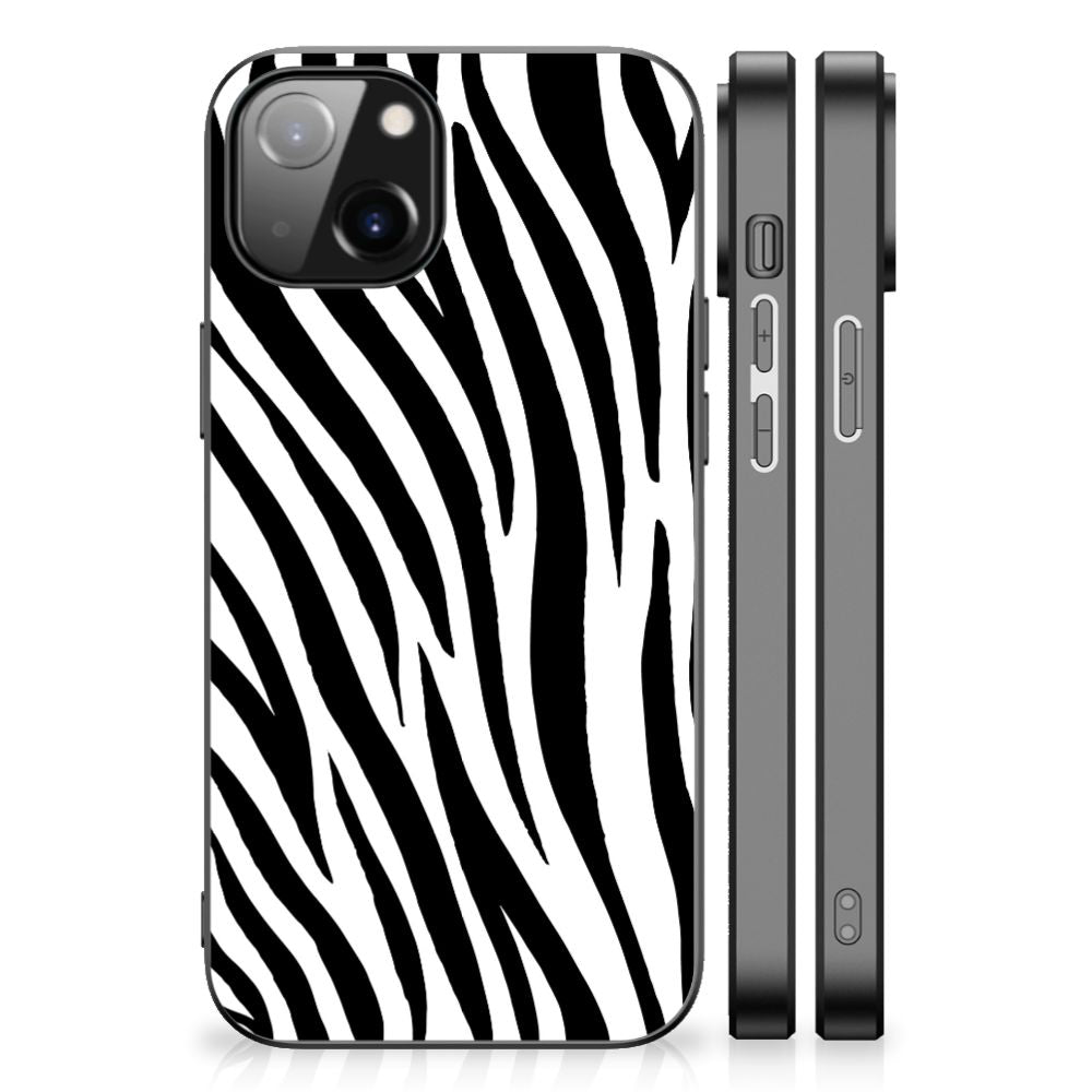 Apple iPhone 13/14 Dierenprint Telefoonhoesje Zebra