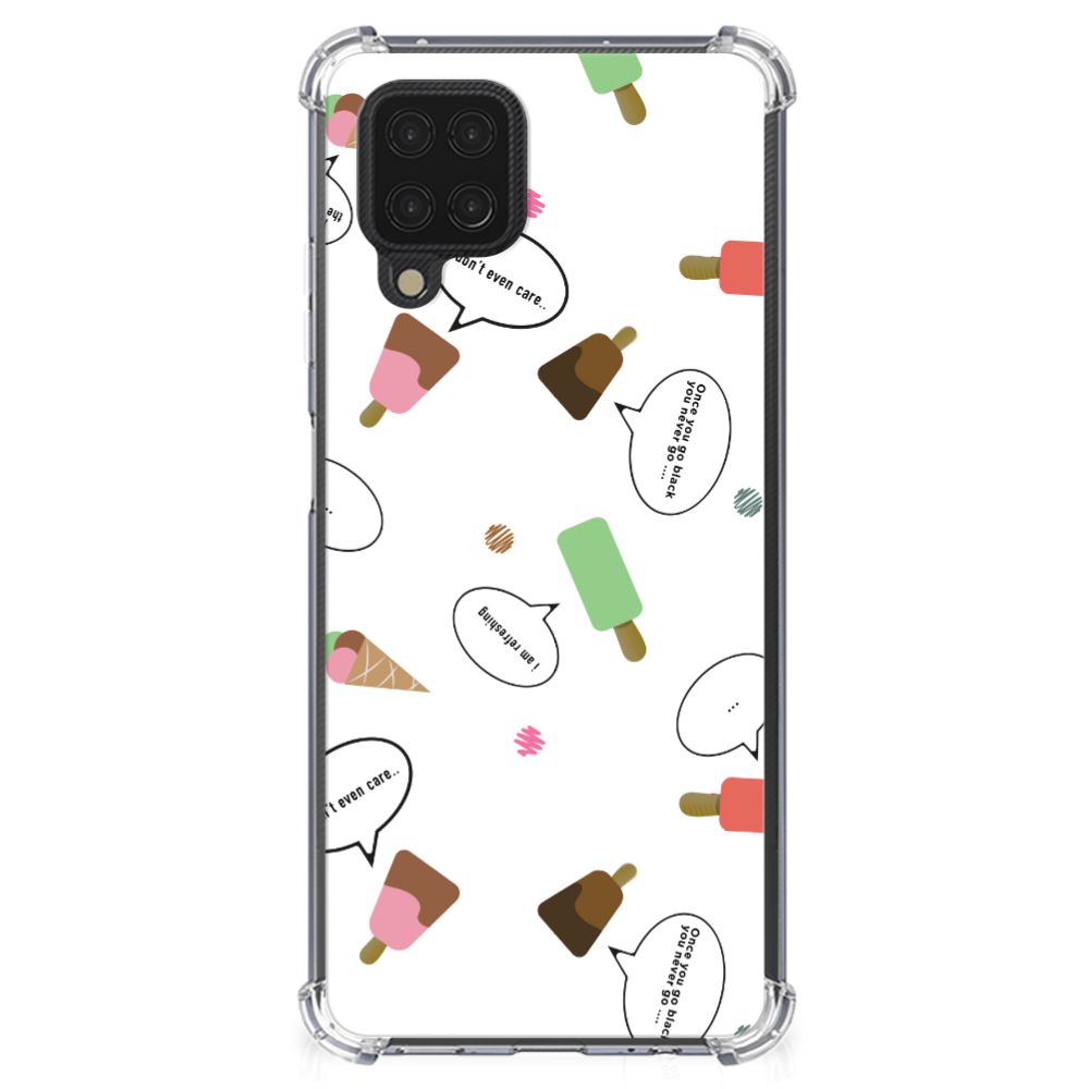 Samsung Galaxy A12 Beschermhoes IJsjes - B2C Telecom