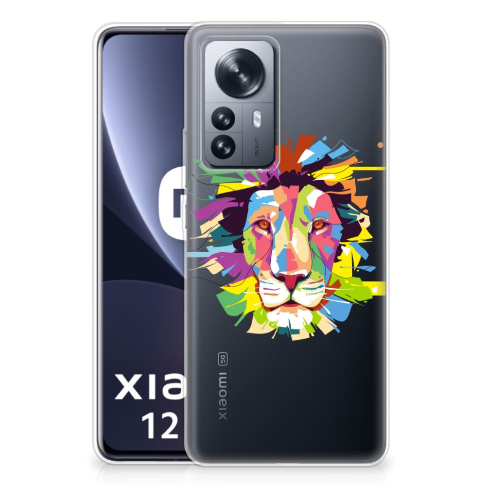 Xiaomi 12 Pro Telefoonhoesje met Naam Lion Color B2C Telecom