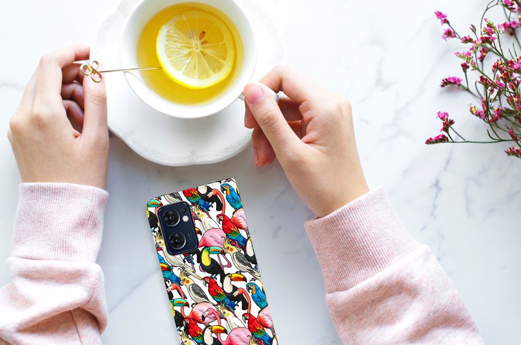 OPPO Find X5 Lite | Reno7 5G Hoesje maken Birds - B2C Telecom