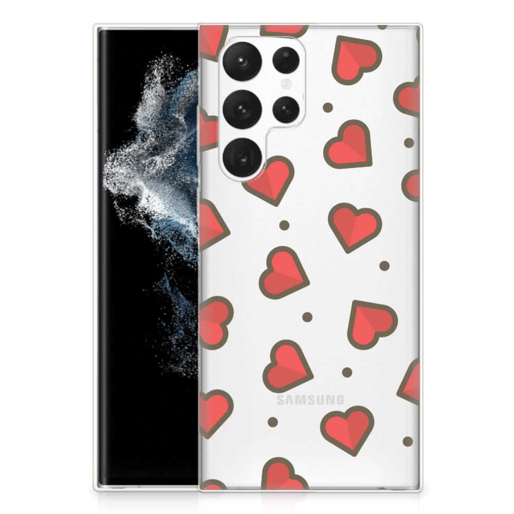 Samsung Galaxy S22 Ultra TPU bumper Hearts B2C Telecom