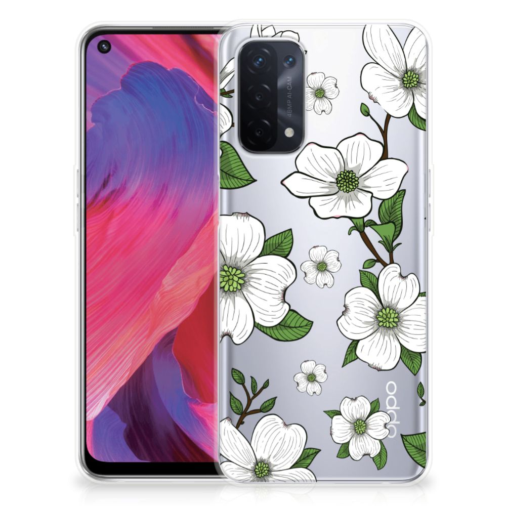 OPPO A93 5G TPU Case Dogwood Flowers