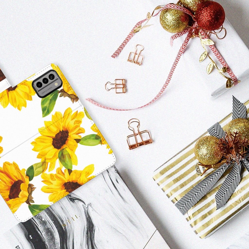 Hoesje voor Nokia G22 Zonnebloemen