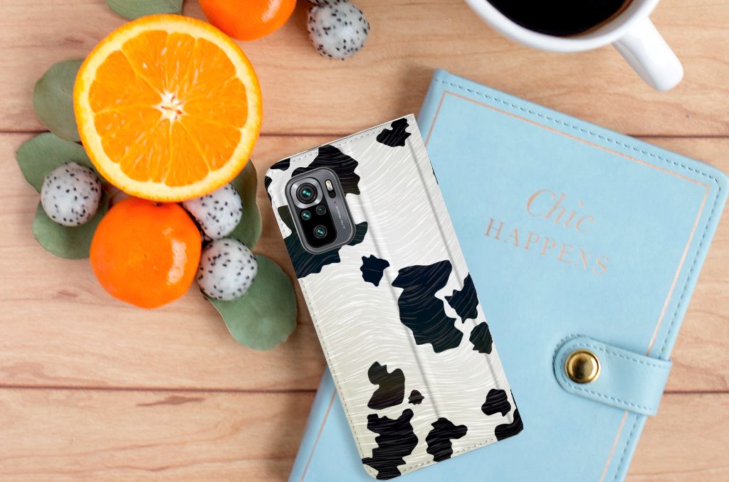 Xiaomi Redmi Note 10 4G | 10S | Poco M5s Hoesje maken Koeienvlekken - B2C Telecom